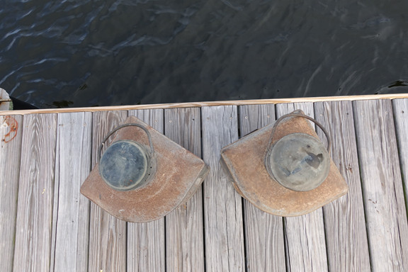 vintage rustic ship nautical lights