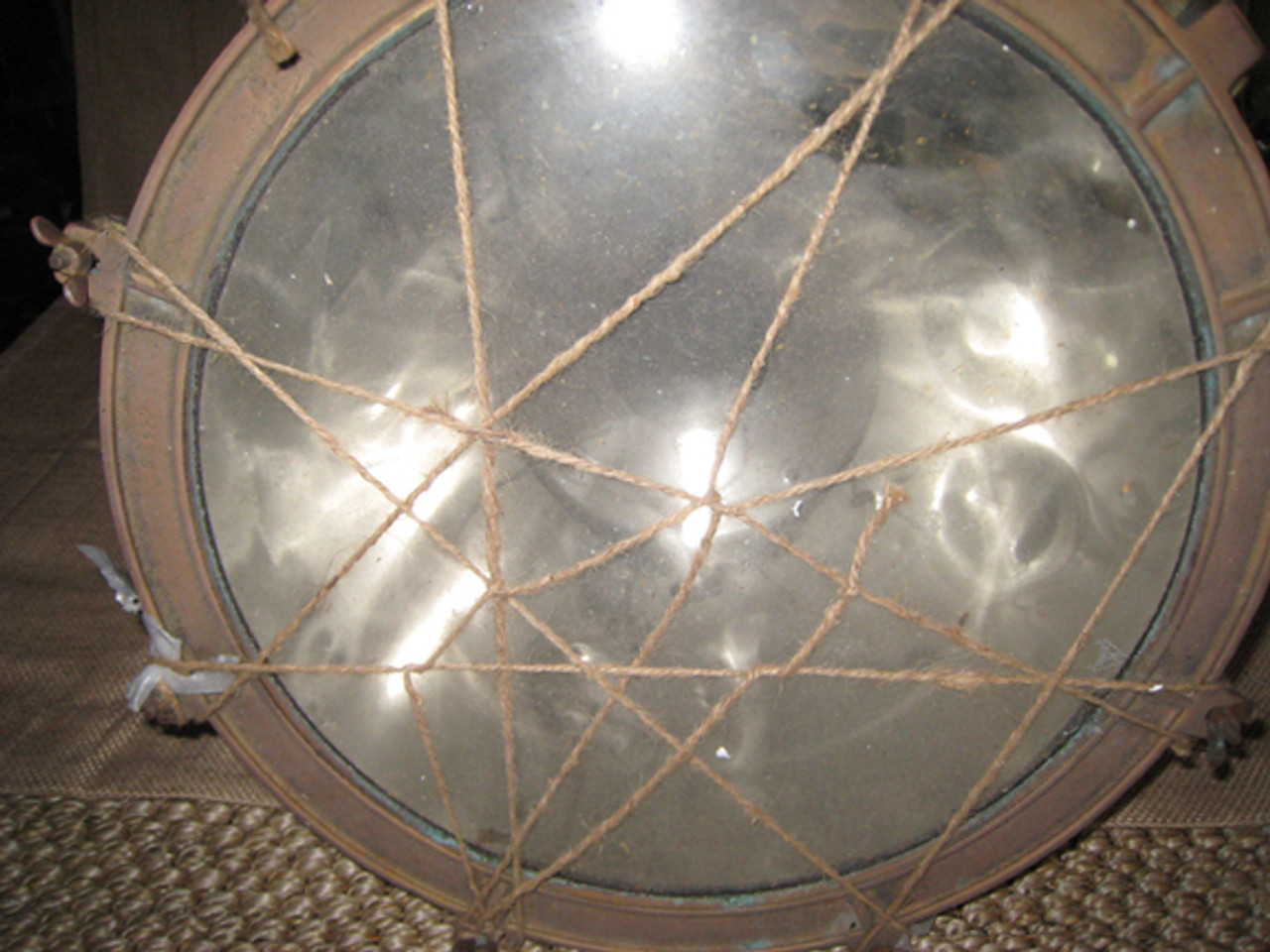 chrome interior of nautical fox light