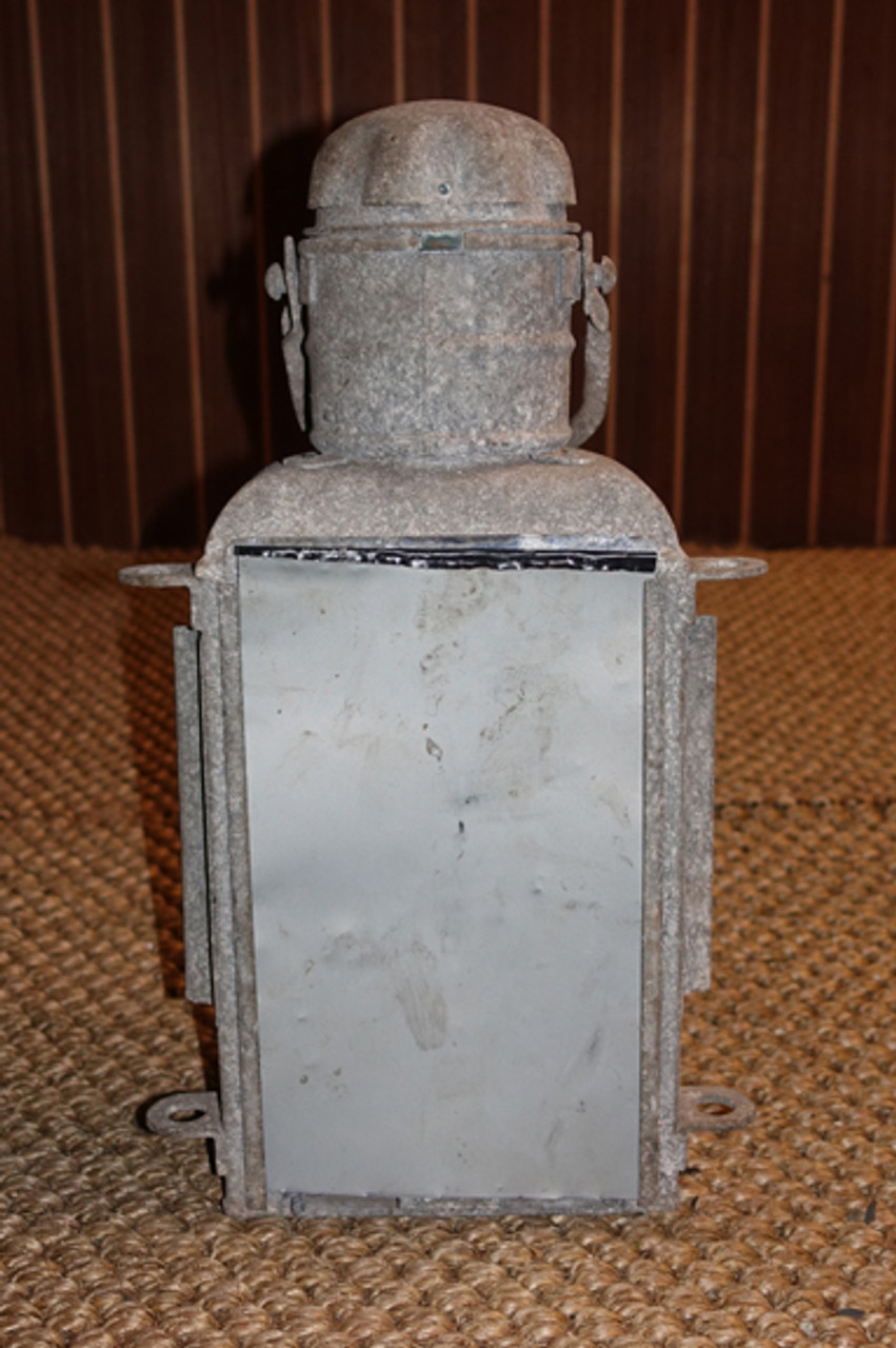 flat back of vintage nautical running ships light