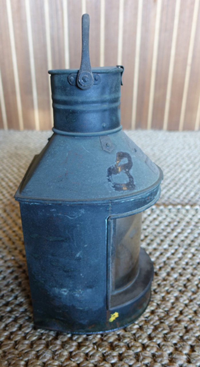 vintage copper nautical ship light