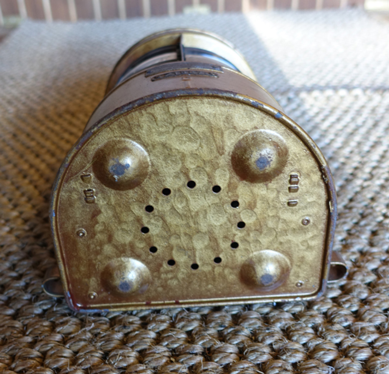 bottom view of old ship light