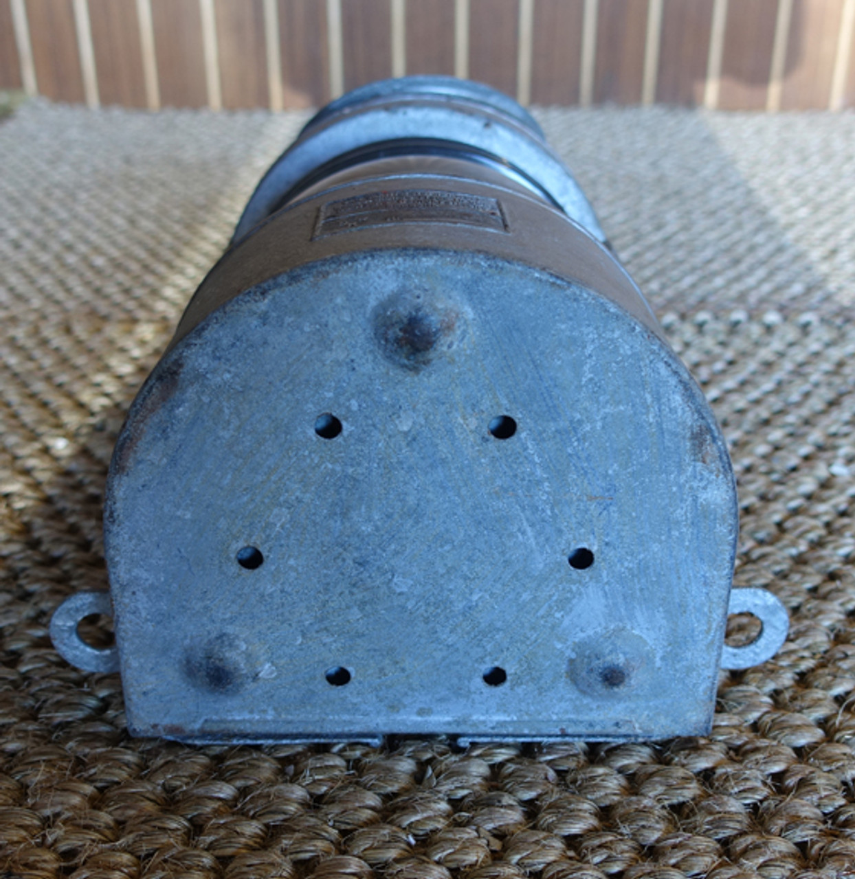 bottom view of old ship light