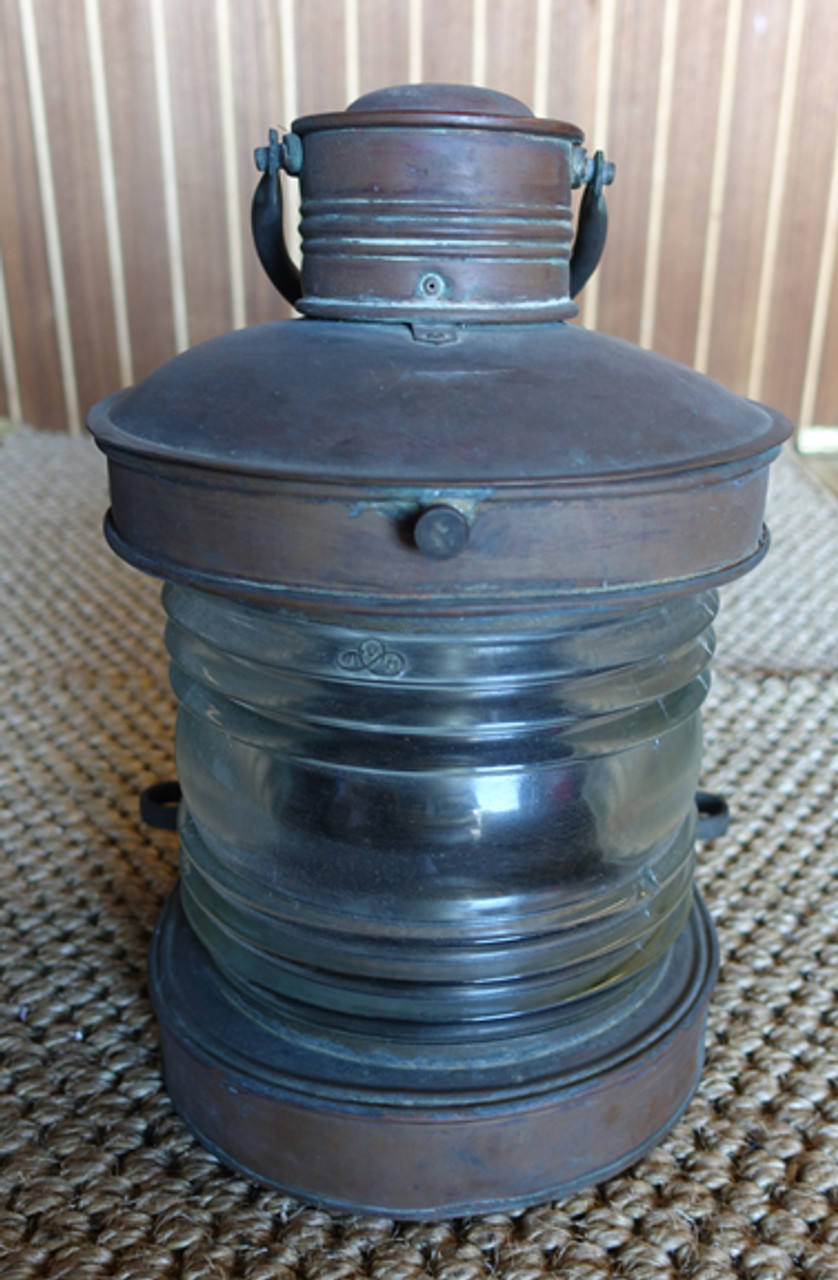 Vintage copper nautical masthead ship's lantern