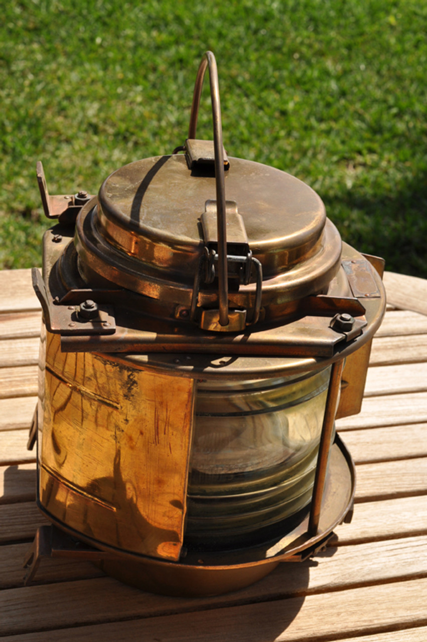 Vintage Brass Ship's wall mount light