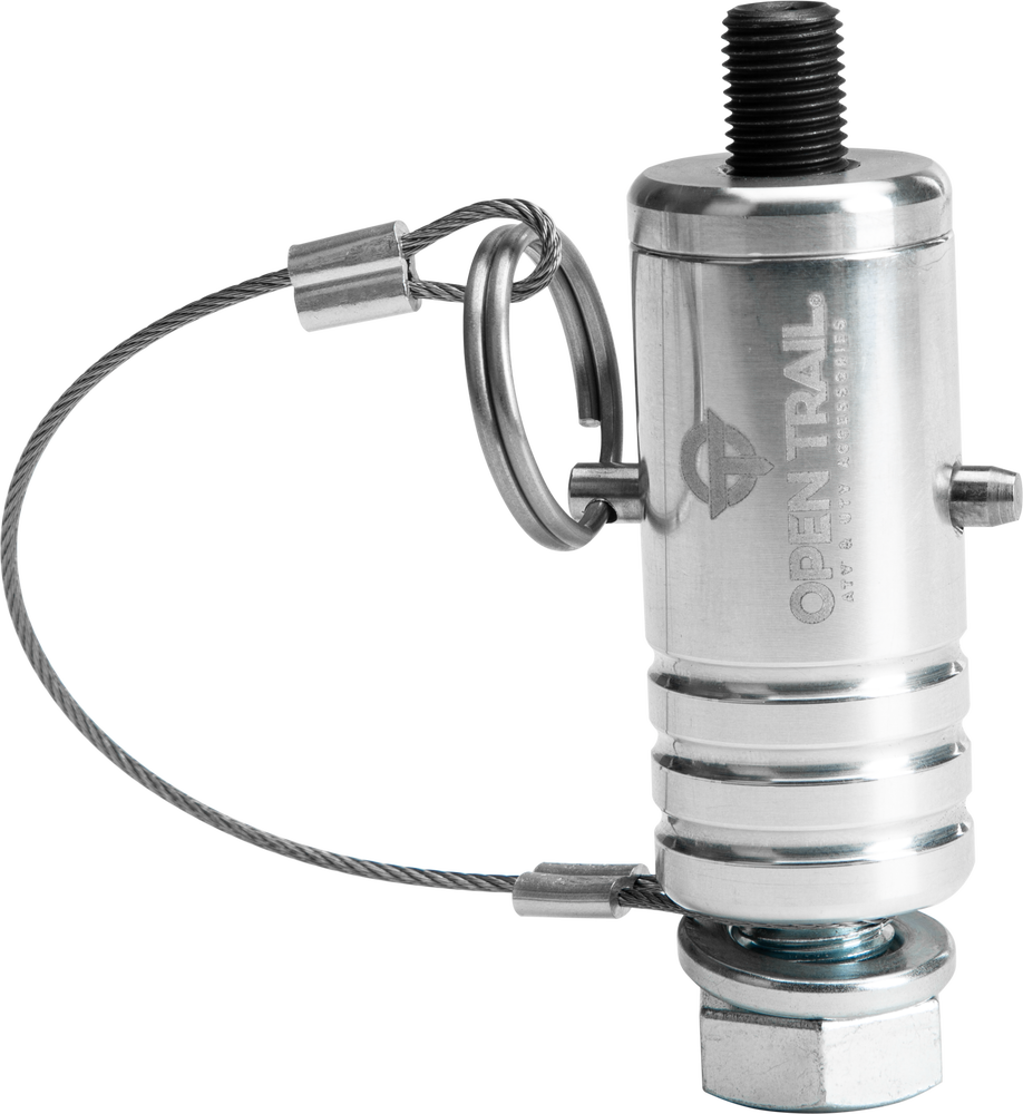 OPEN TRAIL QUICK-RELEASE WHIP MOUNT POLISHED OT-WHIP