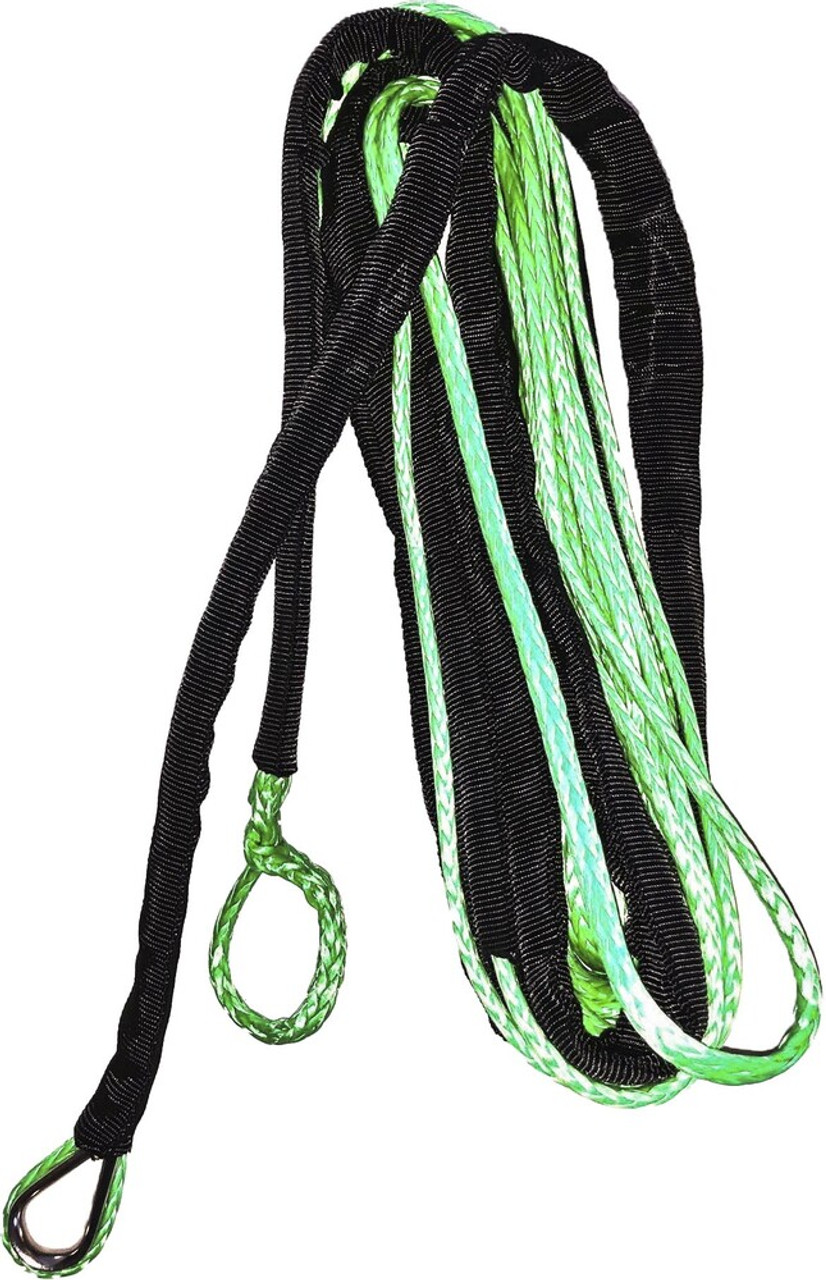 OPEN TRAIL SYNTHETIC WINCH ROPE 3/16" DIAMETER X 50 FT. GREEN 600-4050