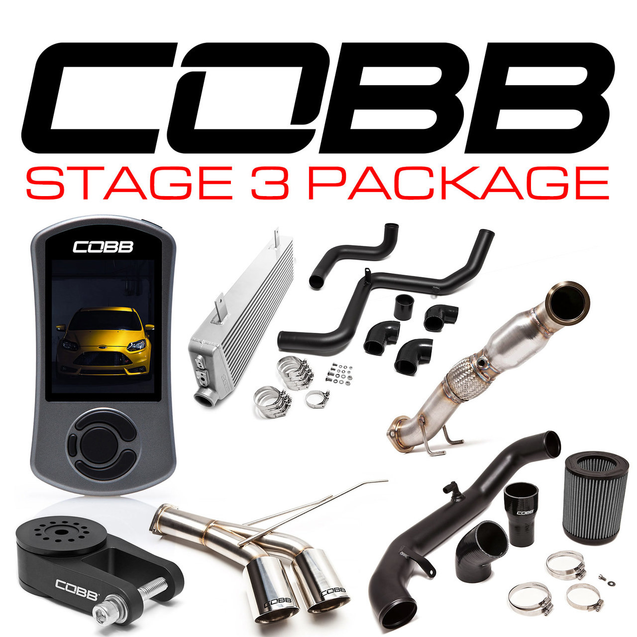 COBB Ford Focus ST Kit de accesorios de repuesto para escape Cat-Back –  Parker Performance