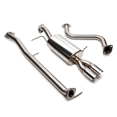 Ford Fiesta ST 2.5" Stainless Steel Dual Tip Cat-Back Exhaust Ford Fiesta ST 2.5" Stainless Steel Dual Tip Cat-Back Exhaust