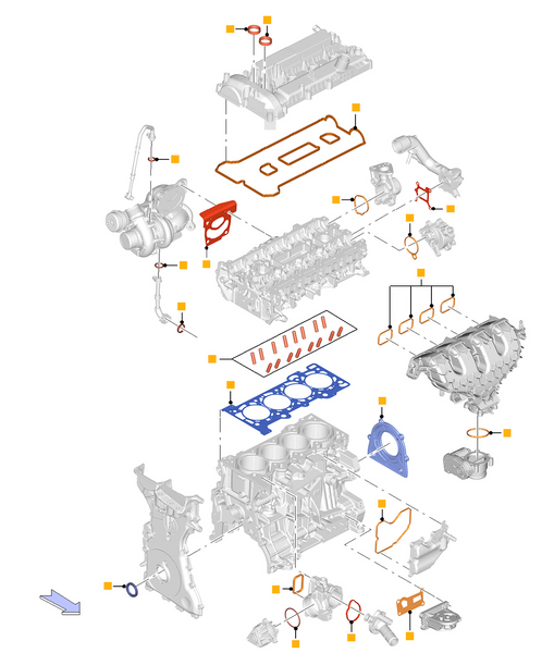 Engine Gasket Kit For 2.3L   Engine Gasket Kit For 2.3L