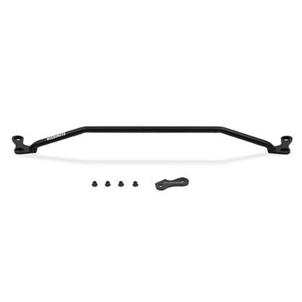 Part Number:        MMSTB-MUS-15
Description:          Ford Mustang Strut Tower Brace
Color:                      Black
Finish:                     Powder-Coat Part Number:        MMSTB-MUS-15
Description:          Ford Mustang Strut Tower Brace
Color:                      Black
Finish:                     Powder-Coat