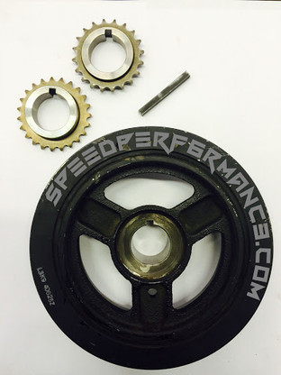 SP63 Keyed Crank Pulley & Gears for MZR-DISI - Mazdaspeed3 SP63 Keyed Crank Pulley & Gears for MZR-DISI - Mazdaspeed3