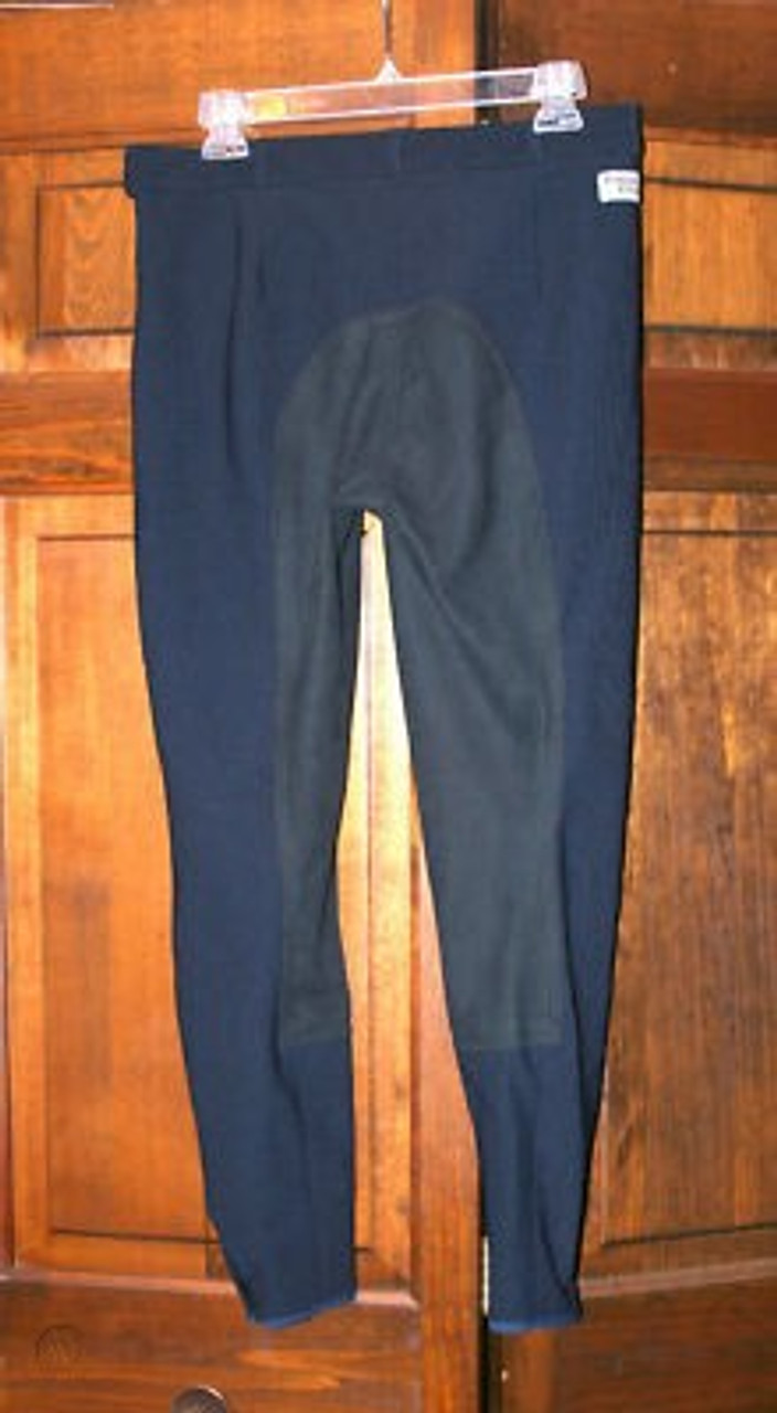 Trainer's Choice Colette Synthetic Full Seat Breeches- Navy (F275-11) -  Horse Emporium