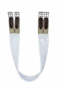 White patent shaped show girth with double elastic ends
Non chaffing, non cracking
The most popular show girth on the Saddlebred show circuit White patent shaped show girth with double elastic ends
Non chaffing, non cracking
The most popular show girth on the Saddlebred show circuit