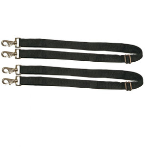  Premium Horse Blanket Sheet Leg Straps, Replacement Stretchy  Belly Strap with Swivel Snaps and Loop End, Adjustable Length from 22 to 40  Inch Black (2 Pcs) : Pet Supplies