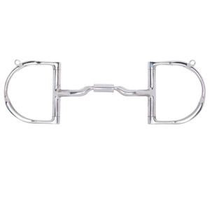 Myler Dee with Hooks with Stainless Steel Low Port Comfort Snaffle MB 04 Myler Dee with Hooks with Stainless Steel Low Port Comfort Snaffle MB 04