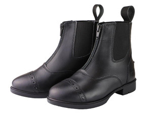 Grewal Equestrian Children's Synthetic Zip Up Paddock Boots Grewal Equestrian Children's Synthetic Zip Up Paddock Boots