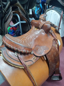 Western Saddle - Hereford Brand Tex Tan of Yoakum