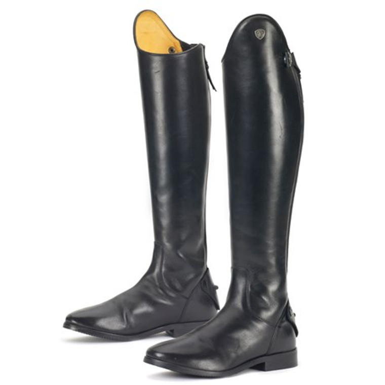 Elegant and beautiful!
Features leather lining with elastic gusset and full length YKK zipper