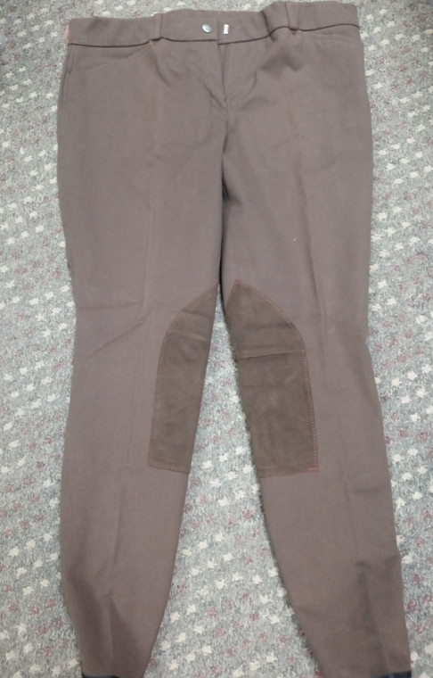 Trainer's Choice "Champion" Low Rise Zip Breeches Cocoa (F553-07-25)