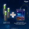 3 implantes TSIII SA con montura + Total Access