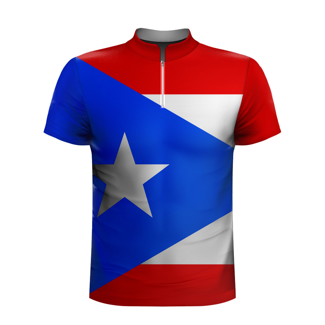 Puerto Rico Flag Bowling Jersey