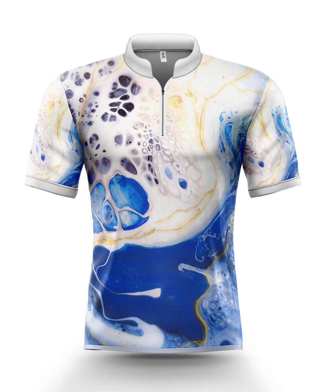 Blue Marble Bowling Jersey