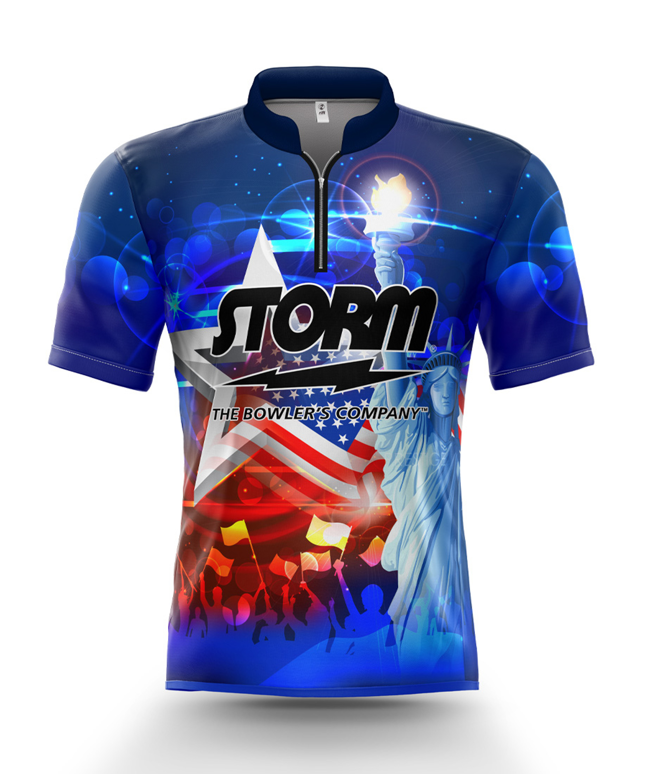 Lightning Storm Black Bowling Jersey