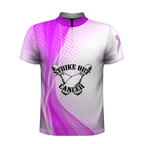Strike Out Cancer Bowling Jersey