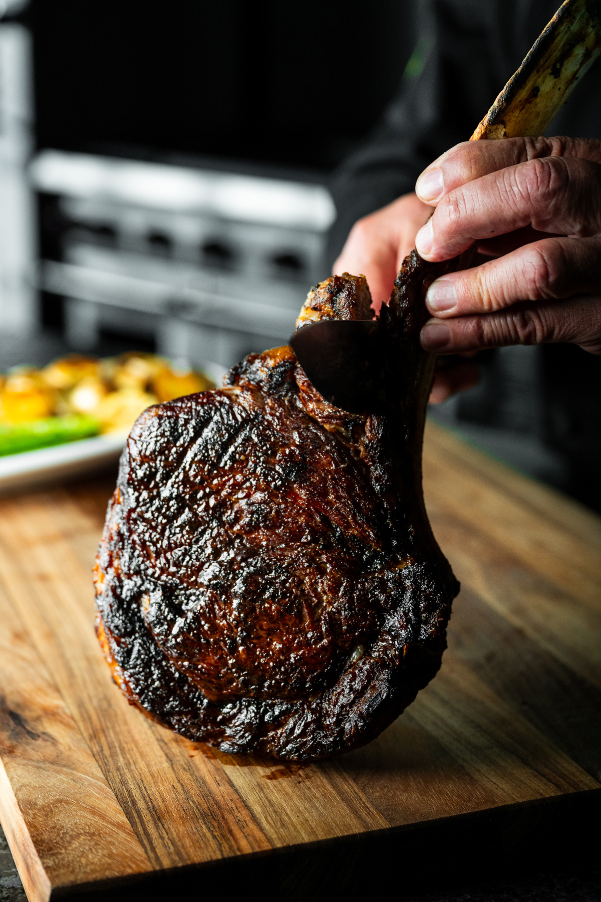 Tomahawk Rib Eye Tomahawk Steak What Cut Of Meat Meat Cuts Explained: Tomahawk – Milam's Markets