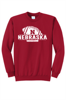 NEBRASKA FOOTBALL CREW 25N8MC NEBRASKA FOOTBALL CREW 25N8MC
