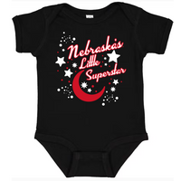 24N21IC INF NEBR SUPERSTAR ONESIE 24N21IC INF NEBR SUPERSTAR ONESIE