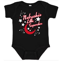 24N21IC INF NEBR SUPERSTAR ONESIE 24N21IC INF NEBR SUPERSTAR ONESIE