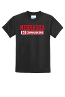 YTH NEBR CORNHUSKERS TEE