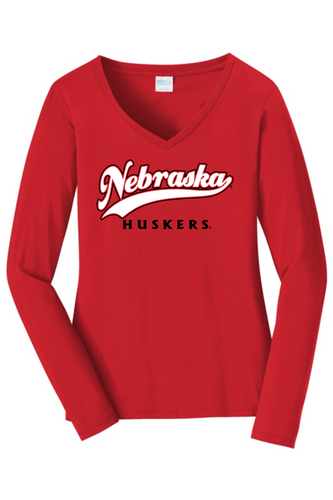 WNS NEBRASKA TAIL LS TEE 25N19LLSVT