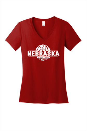 WNS NEBR VOLLEYBALL V TEE