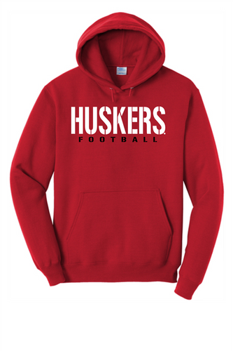 HUSKERS FOOTBALL HOOD 25N22MH