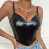 Slim Fit Leather Corset (Front)