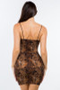 Baroque Printed Dress (Back)