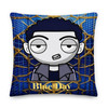 ppREp Blue Day M Hug & Throw Pillow (Front) ppREp Blue Day M Hug & Throw Pillow (Front)