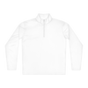 Trendsetter X Unisex Quarter Zip Pullover, White (Front)