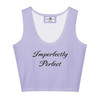 NICE Pastel Purple Crop Top (Front)
