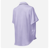 NICE Pastel Purple SS Silky Button Top (Back)