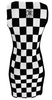 Checkers Black Body Dress (Back)