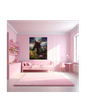 Animals in Pink Horses 16x20 Canvas (Canvas enlarged for better visual experience)
