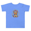 Companions #3811 SS Toddlers 4T-5T Tee Heather Columbia Blue (Front)