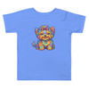 Companions #3820 SS Toddlers 4T-5T Tee Heather Columbia Blue (Front)