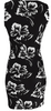 Florals #3936 Body Dress (Back)