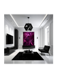 Rich Silky Velvet Dark Pink #1206 11x14 Canvas (Canvas enlarged for better visual experience)