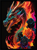 Dragons Fire #1026 18x24 Poster