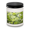 Roses & Circles #4131 Lime Green Scented Soy Candle